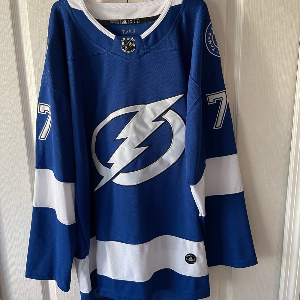 Tampa Bay lightning victor headman jersey Xl like new